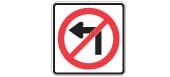 do not turn left